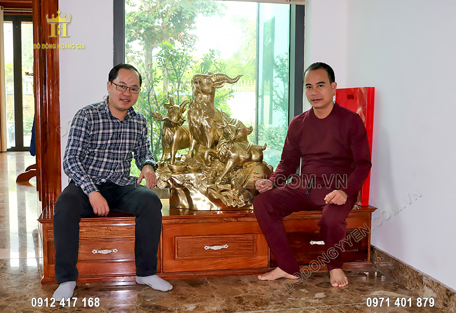 Tam dương khai th&aacute;i l&agrave; pho tượng mang đến những điều tốt l&agrave;nh